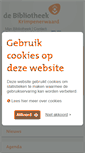 Mobile Screenshot of debibliotheekkrimpenerwaard.nl